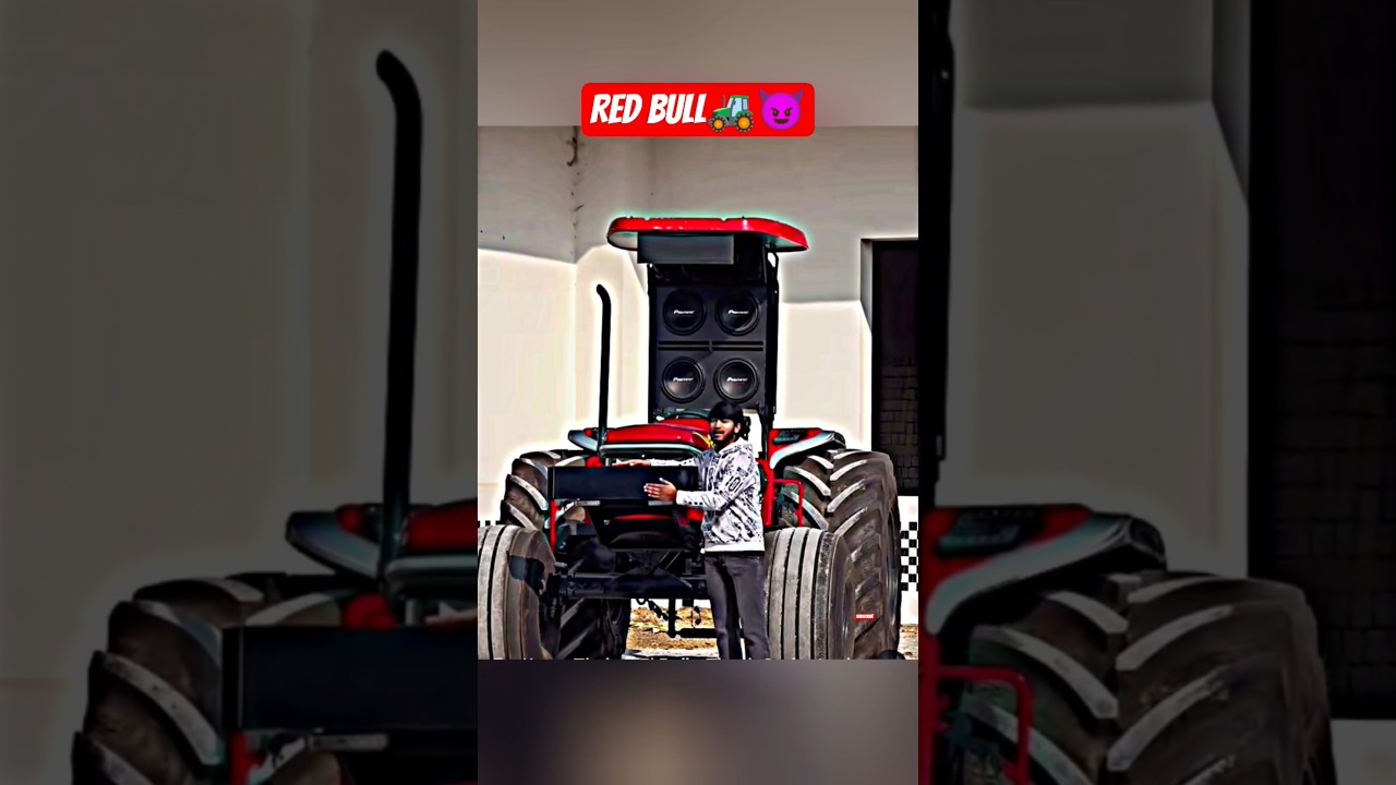 Red bull🚜😈 ||Name sahi bhayo👍 Rohan bhai ke tractor ka 👈