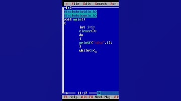 How to print 1 to 10 using do while loop in C language #shortsfeed #shortvideo #shorts