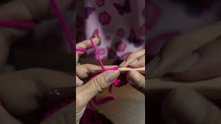 Crochet flower rose #trending #crochet #youtubeshorts #making #shorts #highlights #beginners #short