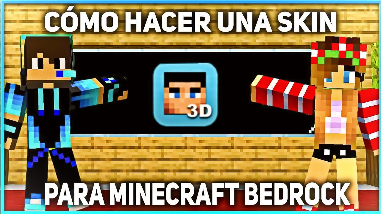 cómo hacer una skin para Minecraft bedrock bien explicado 😉 - YouTube