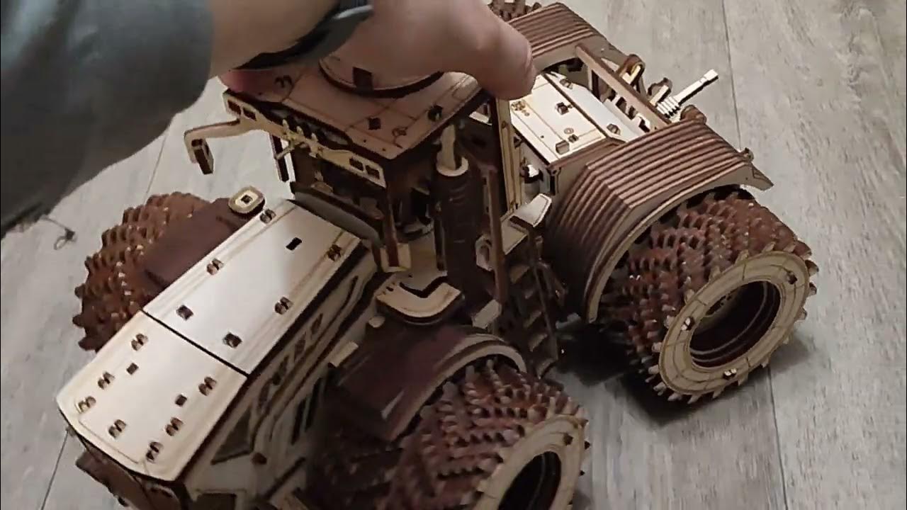 Кировец К-7М из дерева конструктор - YouTube