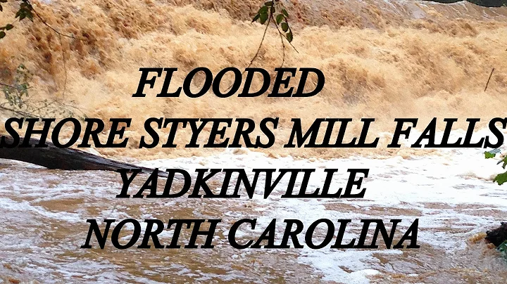 Flooded, Shore Styers Mill Falls, Yadkinville Nort...