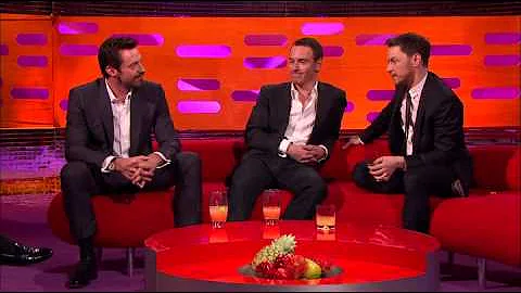 Hugh Jackman, Michael Fassbender e James McAvoy sul The Graham Norton Show