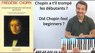 Chopin en erreur ? Was Chopin wrong ?