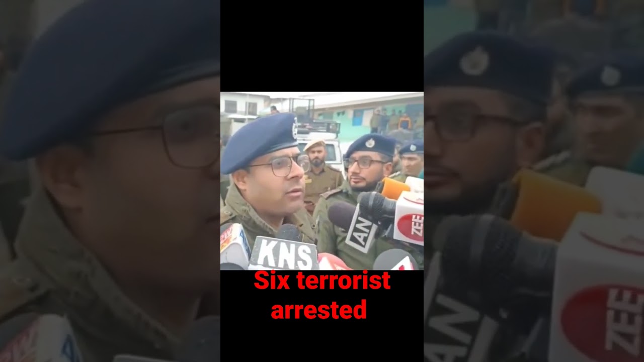 six jaish-e-mohammad terrorist associates arrested by security forces in kulgam sauth kashmir
