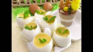 たまご丸ごと♪オーブン要らずのイースタープリン| How to Make an Easter Egg Pudding| cotta-コッタ