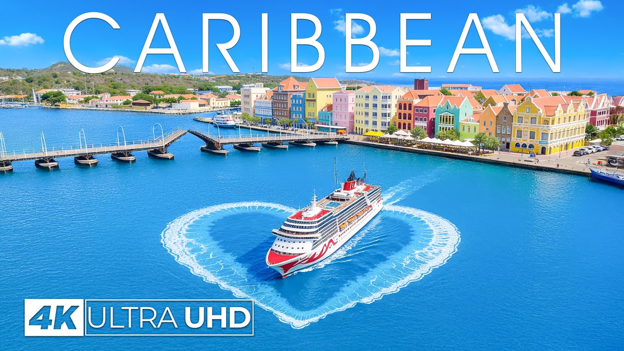 [4K] Caribbean 2026 | Colorful Architecture, Calm Sea & Tropical Coastline