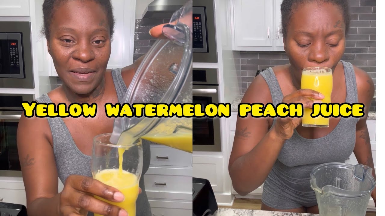 Yellow watermelon juice recipe YouTube