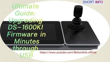 Upgrade DS-1600KI Firmware in Minutes with USB - Easy Step-by-Step Guide