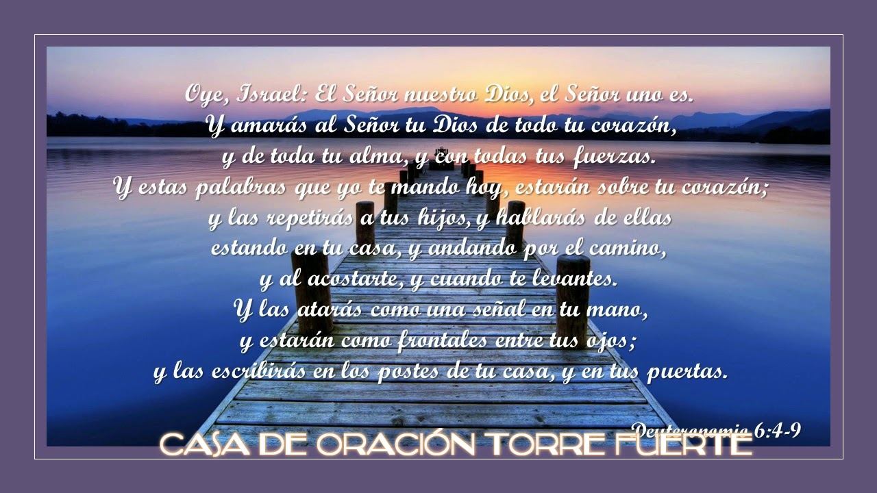 OYE ISRAEL EL SEÑOR UNO ES Pastor Luis Eduardo Tafur Marzo 10 2018 predicate 意味