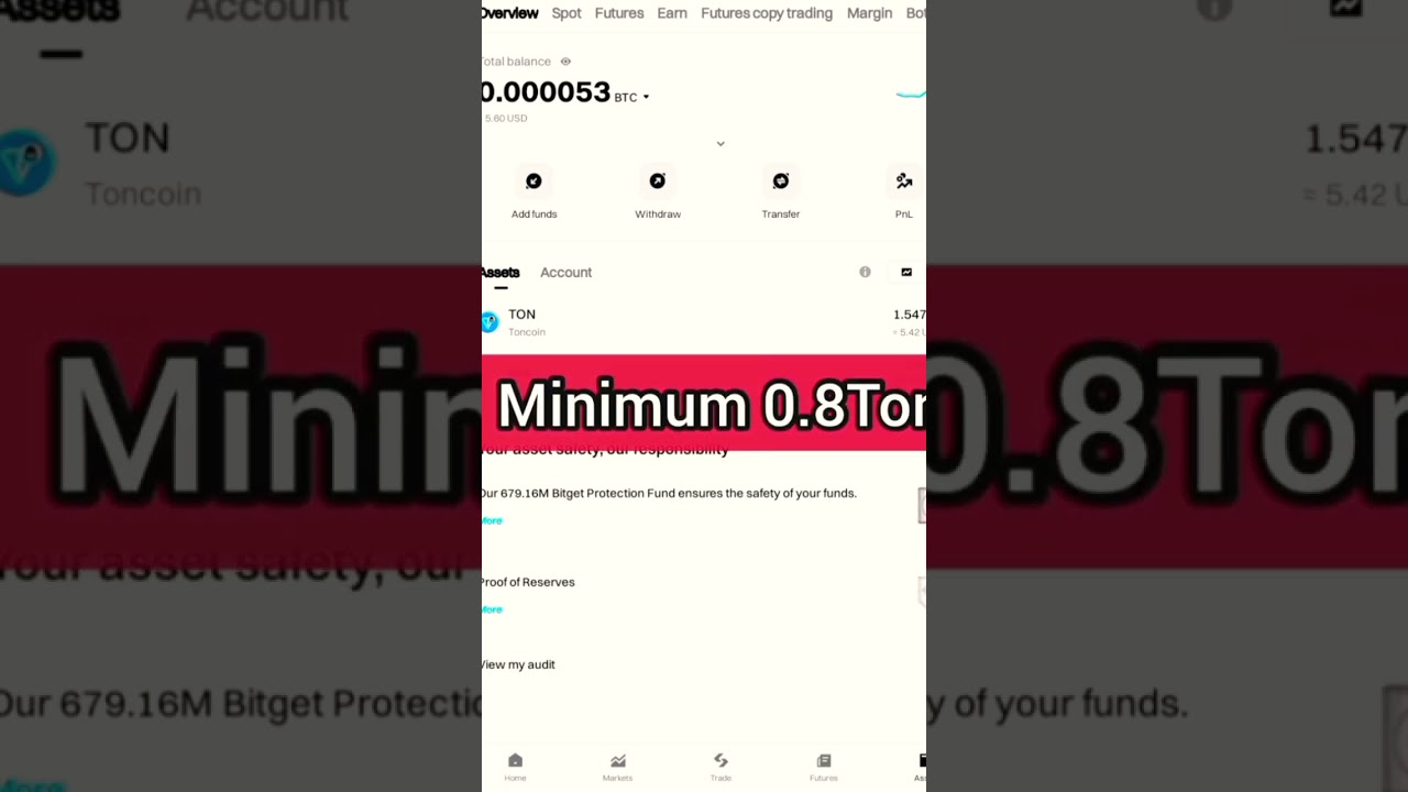 Transfer Cryptocurrency from bitget exchange to wallet #tech #money  #investing #bitwell - YouTube