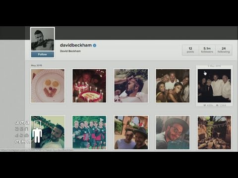 დევიდ ბექჰემის პირადი ცხოვრება INSTAGRAM-ზე, ეკონტაქტეთ მას