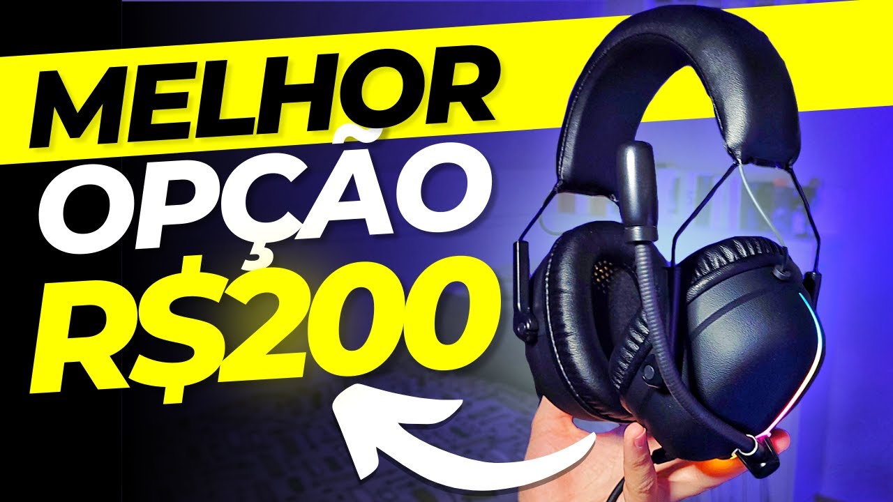 O MELHOR Headset ate R$200 BOM e BARATO Custo Beneficio 2021 - YouTube