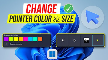 How to Change Mouse Pointer Color And Size in Windows 11 | Change Arrow Color | Change Cursor Size