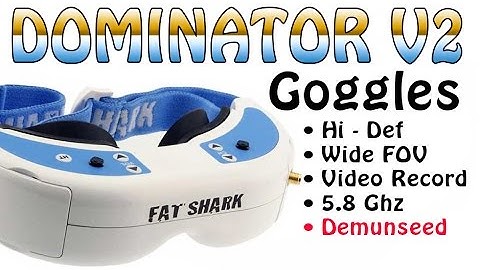 Unboxing FATSHARK DOMINATOR V2 Goggles - Demunseed