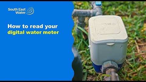 How to read your digital water meter