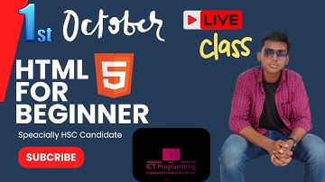 HTML for Beginners | HSC ICT | ICT Programming