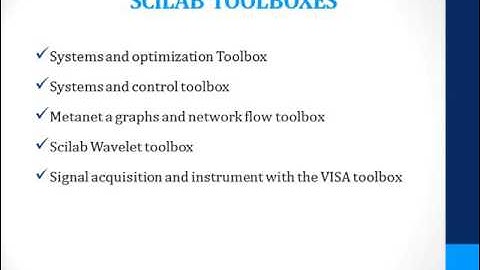 SCILAB VIDEO TUTORIAL