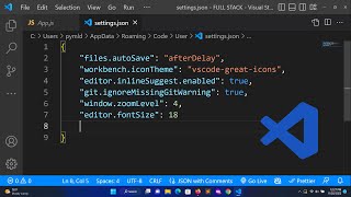 How To Change Font-Size And Window Size in VS-Code | Windows 11