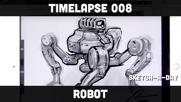 Timelapse 008: Robot on iPad Pro