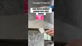 Cara membuat ceruk di sudut dinding #konstruksi #tren #fyp #fypviral #fypshorts #pendek