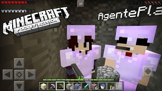 NÃO ACREDITO QUE O AGENTE FEZ ISSO COM O CAREQUINHA! MINECRAFT POCKET EDITION SURVIVAL EM DUPLA screenshot 5