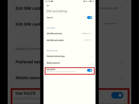 How to Enable VoLTE In Mi redmi phone | Use VoLTE to improve the quality of voice calls #shorts