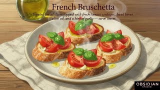 French Bruschetta Trio | My Cookbook – Season 1 #anime #animation #cookinganimation #frenchcuisine  screenshot 2
