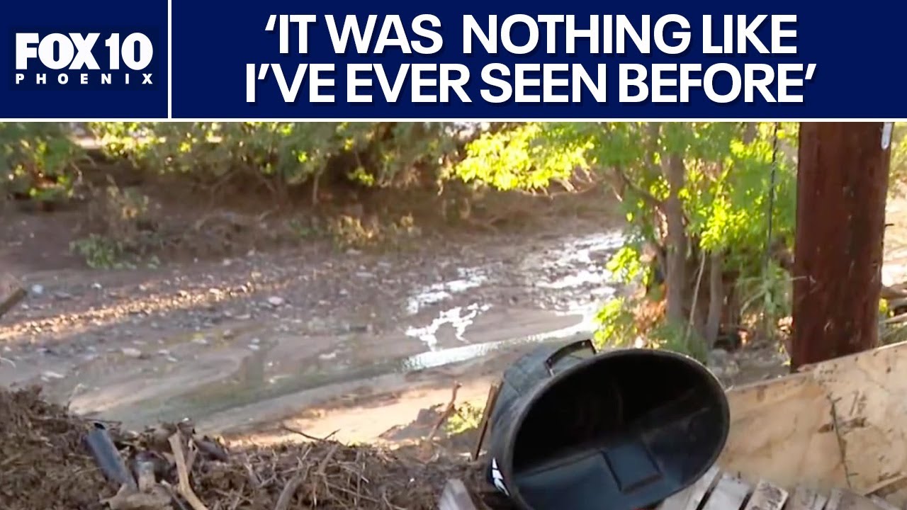 Cleanup underway following deadly Globe flooding l FOX 10 Phoenix - YouTube