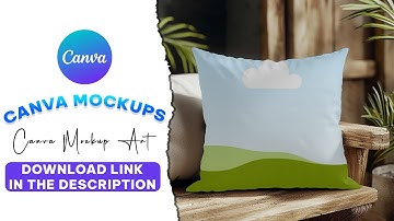 How to Create Pillow Mockup with Canva | Canva Mockup Tutorial