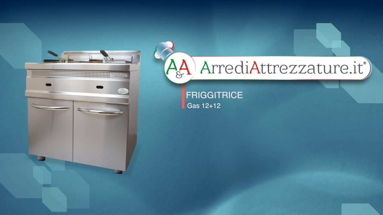 Friggitrice professionale 2 vasche 12+12 litri