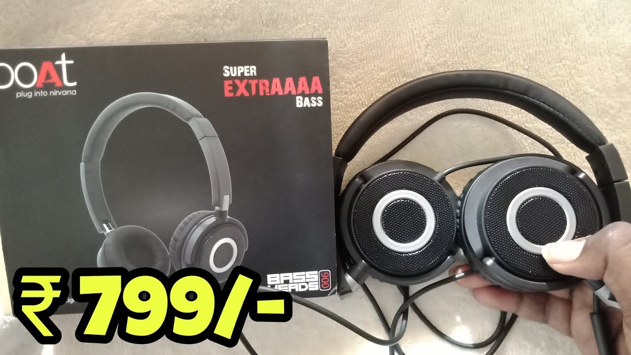 Boat Bassheads 900 Headphone Unboxing and Review | Elite Amos