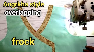 Angrkha style overlapping frock | diy | how to sew | sewing | sewing projects