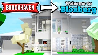 Recreating a BROOKHAVEN house in Bloxburg!