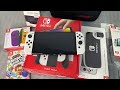 Nintendo Switch Oled Model Unboxing 2022 + accessories
