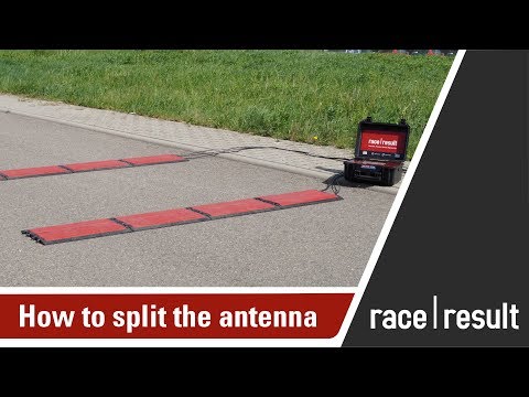 How to split the race|result antenna in two parts