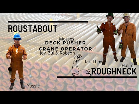 Jack Up Drilling Rig Roustabout and Roughneck