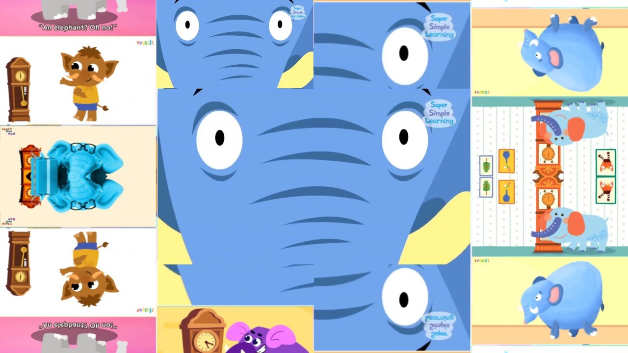 HICKORY DICKORY DOCK || effects: mirror h and line shift 