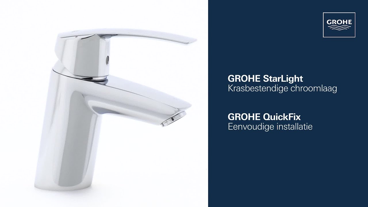 afwijzing verbinding verbroken pomp Grohe Start S-Size éénhendel wastafelkraan met clickplug chroom kopen?  wastafelkranen | Karwei