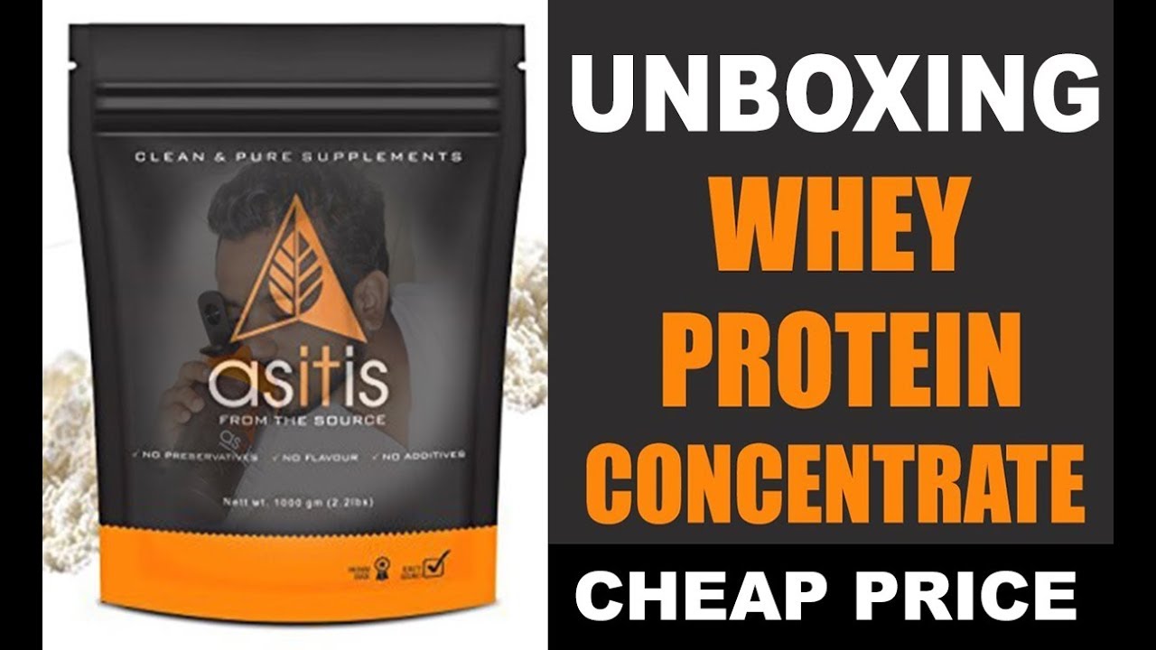 Unboxing Asitis Nutrition Whey Protein Concentrate Unflavoured