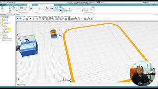 Technomatix  plant simulation v.15 (Transfer Station)  1.1