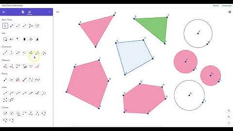 GeoGebra Tips and Tricks: Using the COPY VISUAL STYLE Tool