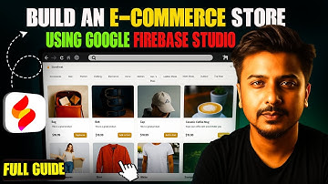 Watch Me Build a E-Commerce Store Using Google Firebase Studio | Full Guide
