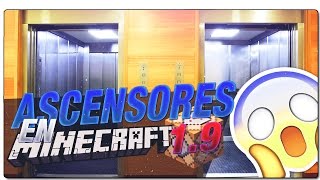 MINECRAFT 1.9 Y 1.9.1 | ASCENSOR / ELEVADOR SIN MODS | TRUCO DE COMANDOS ESPAÑOL