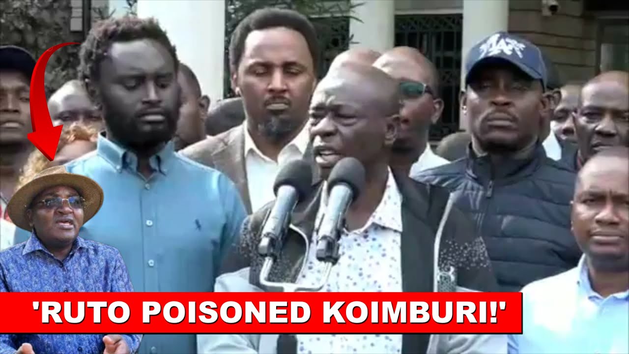 The day Gachagua exposed how Ruto used chemicals to poison MP Koimburi after he abducted himself!🔥