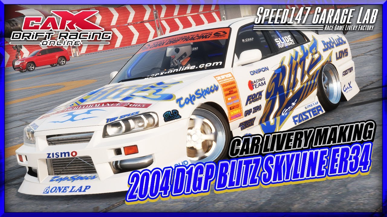 CarX Drift Racing Online】CAR LIVERY MAKING vol.89〈2004 D1GP