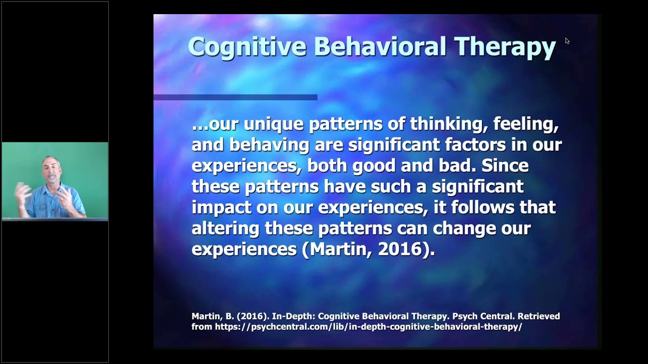 Cognitive Behavioral Therapy CBT and Relapse Prevention