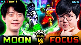 Can FoCuS Stop the Run 🌙 Moon vs FoCuS (Match 2/3) (Bo5) 🐬 DWSL Playoffs Day 1
