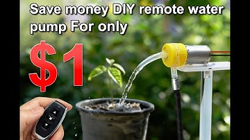 Unlock Wireless Control for $1: DIY Water Pump with Remote Adjustable Speed Module by QAPWM QIACHIP