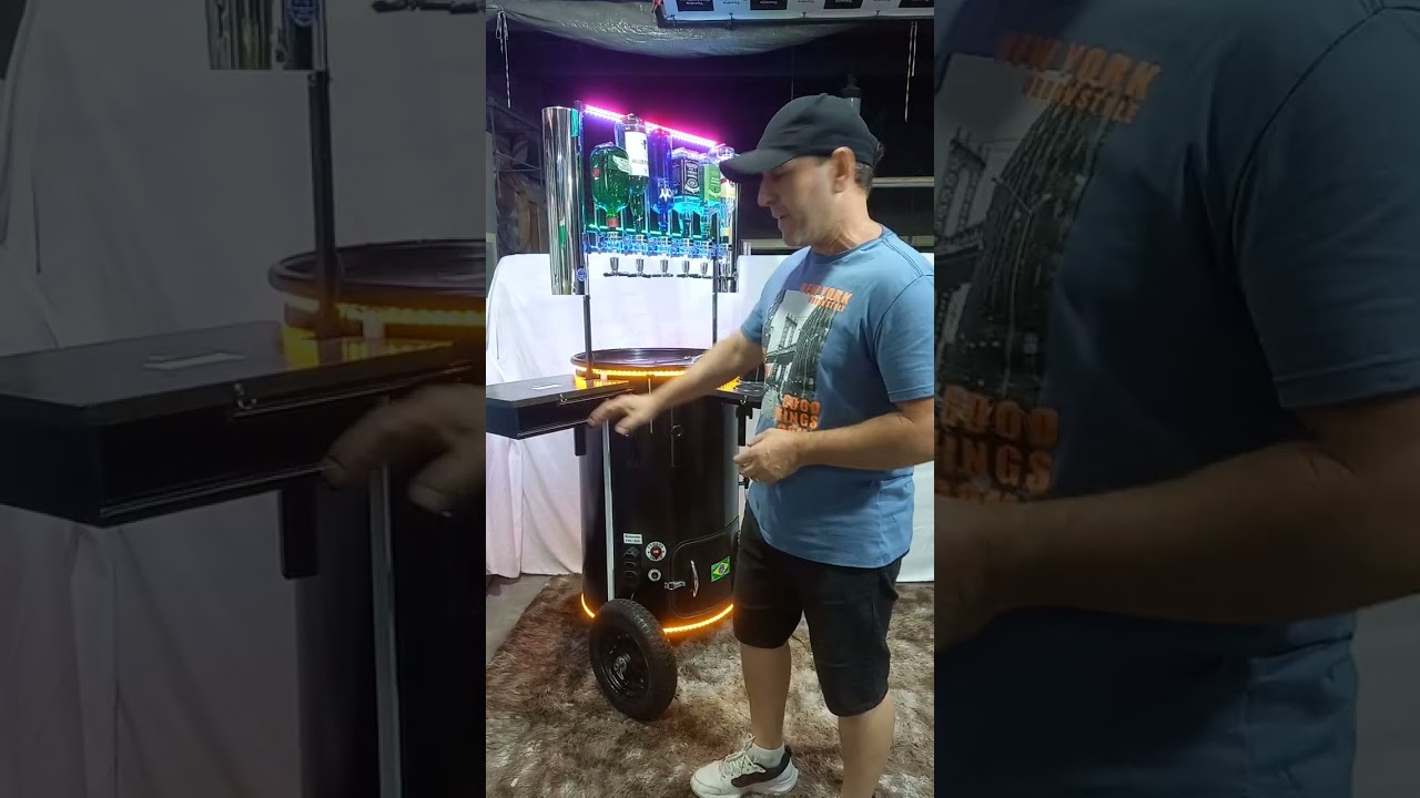 Como ganhar dinheiro trabalhando com bebidas com o carrinho de drink da Decorativ